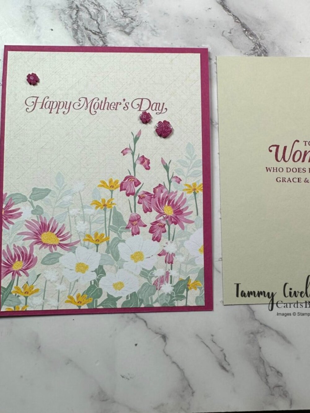 Mother's Day Card - Hand Crafted By Me